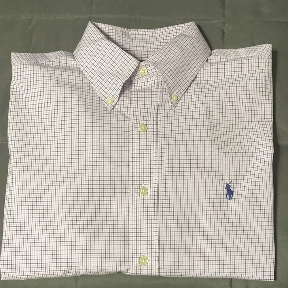 Ralph Lauren long sleeved dress shirt. 
16 1/2 / 34/35